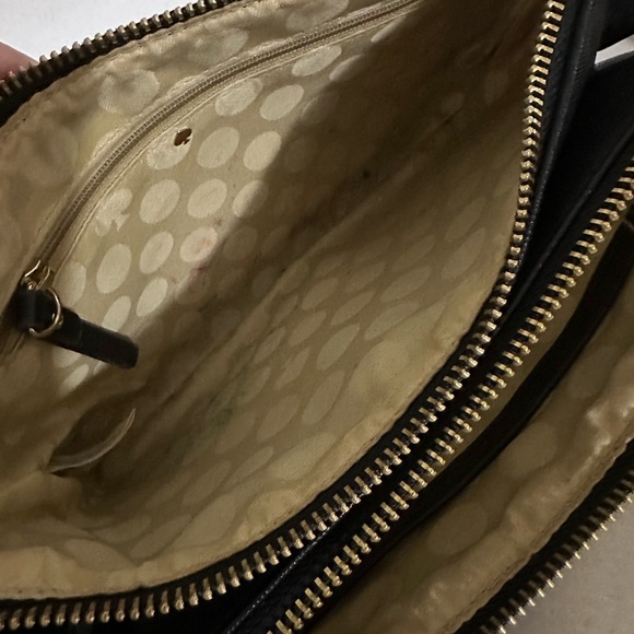 Kate Spade, double zip cross body bag black - Picture 6 of 7